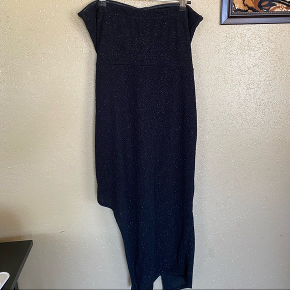 Charlotte Russe asymmetrical sparkly dress - Picture 2 of 5